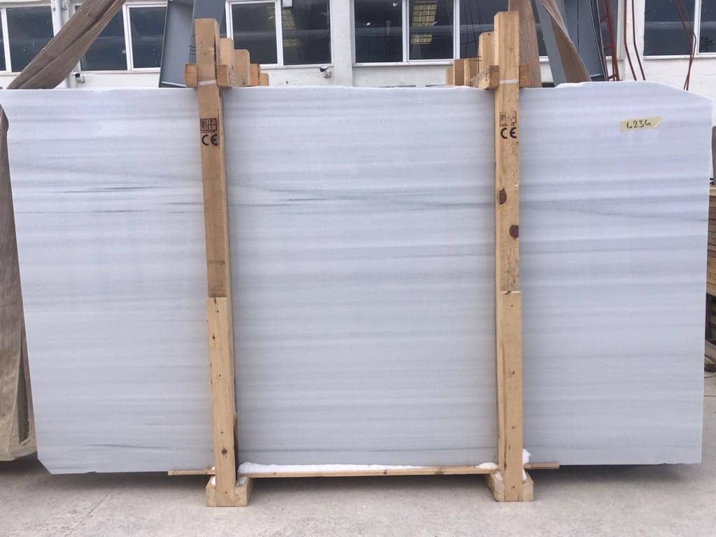 Marmara White Marble polished marble slab