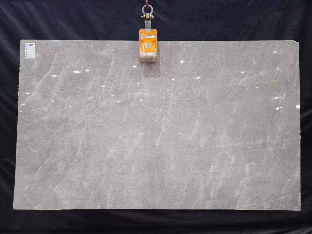 Kansas Grey Polished marble slab