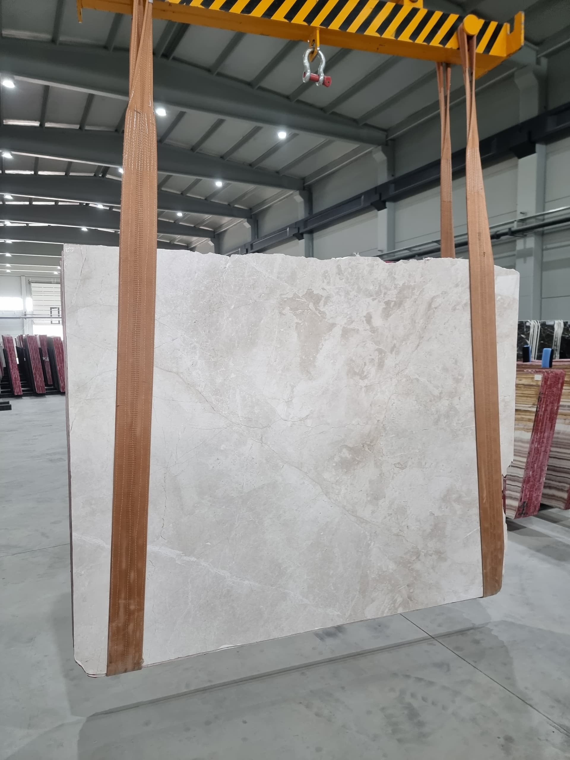 SPİDER Polished marble slab in Beige