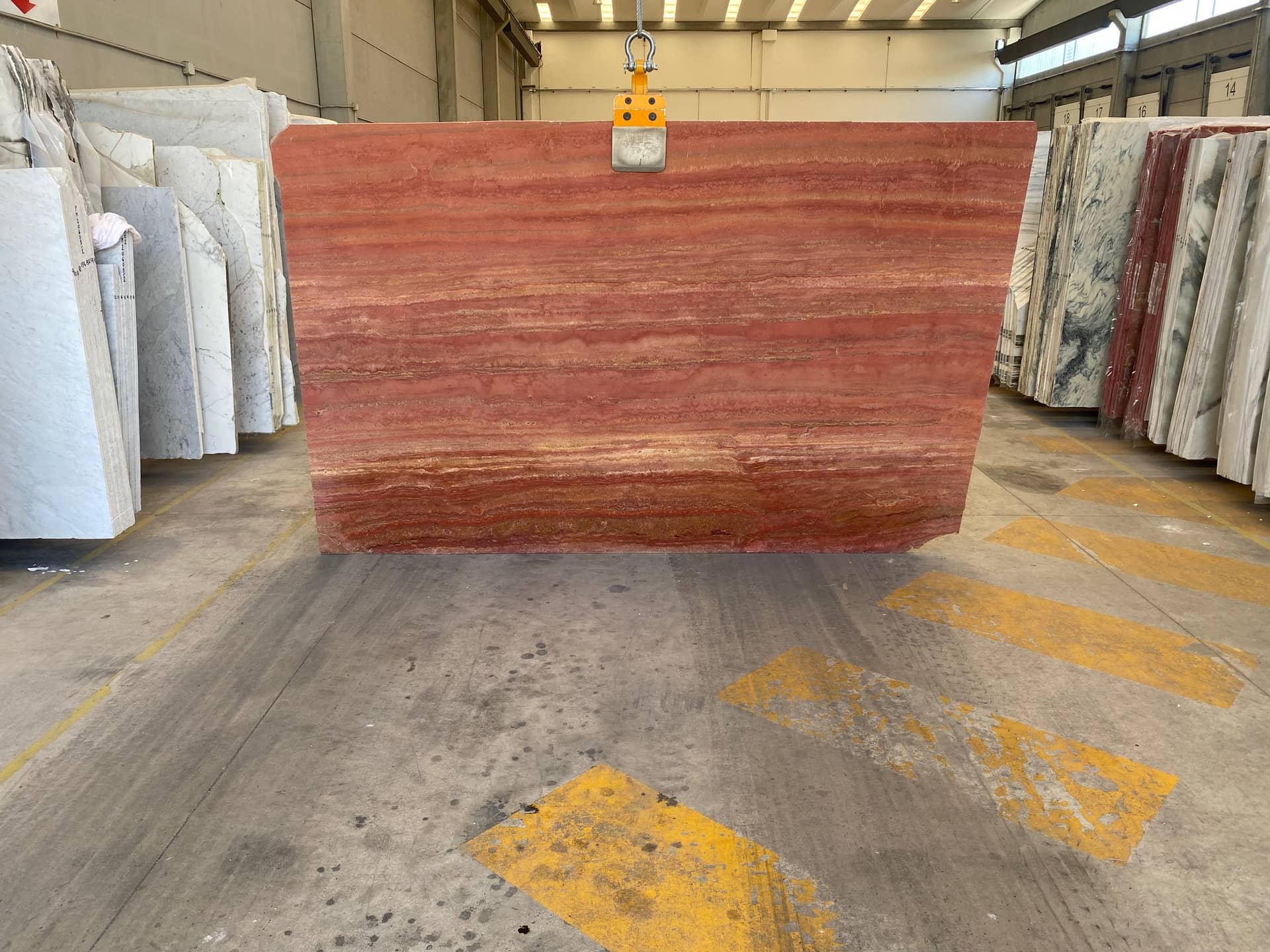 TRAVERTINO RED travertine slab