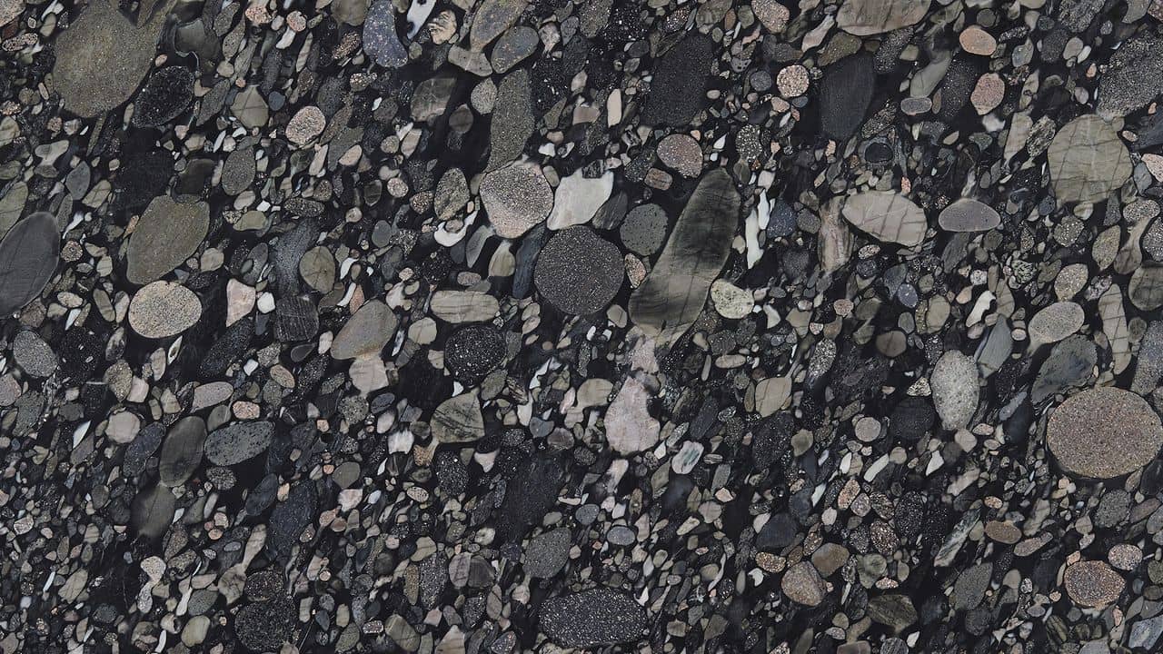 BLACK MOSAIC granite slab