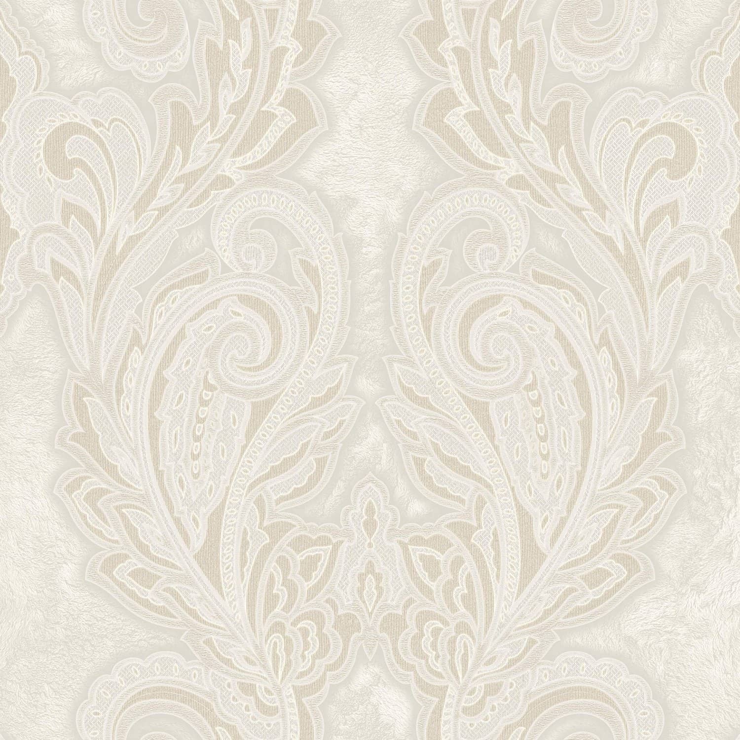 Krem Şal Damask 2622-1 slab